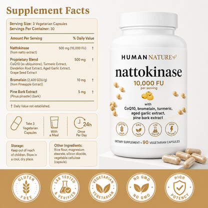 Nattokinase 10,000 FU Complex